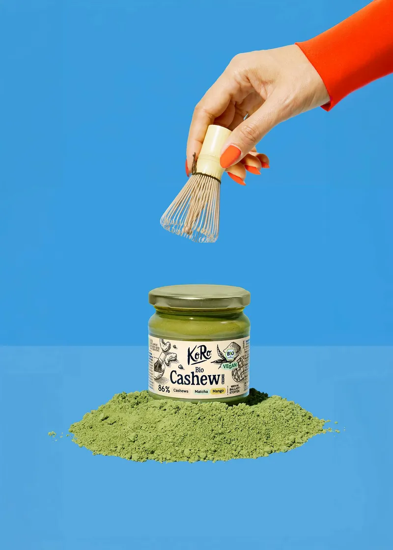 KoRo Bio Cashewcreme Matcha mit Mango | 200 g – Produktbild 4 von 5