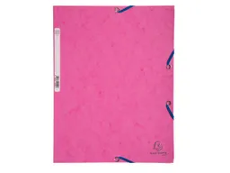 Exacompta 25 Exacompta Sammelmappen, Colorspan-Karton, 400 g/m², DIN A4, 3 Klappen, rosa – Produktbild 1 von 1