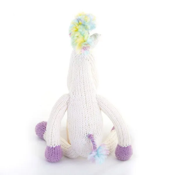Gogo Olive Einhorn Kuscheltier - Shamwari Jumbo 40 cm - Handgestrickte Stofftiere by Gogo Olive – Produktbild 2 von 4