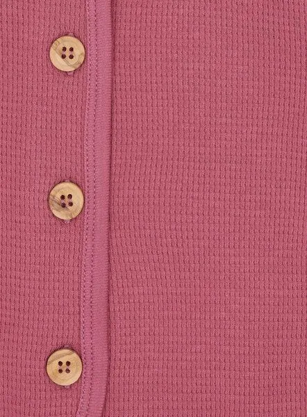 loud + proud loud + proud Babys & Kinder Jacke in Waffeloptik, GOTS-zertifiziert, Rouge(pink), – Produktbild 3 von 4