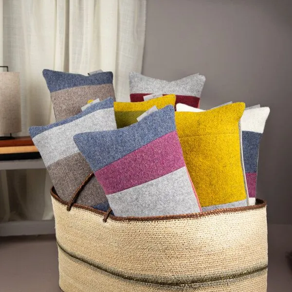 nahtur-design nahtur-design Rückenkissen mit Wollefüllung | Rückenstützkissen, No_18 (bunt), – Produktbild 2 von 4