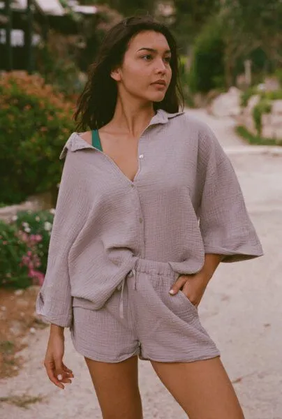 Nénés Nénés Short Marra, Lehm, – Produktbild 4 von 4
