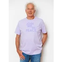 SPARKLES OF LIGHT SPARKLES OF LIGHT Yoga Shirt | JOIN ME IN PEACE, Lila, – Produktbild 1 von 1