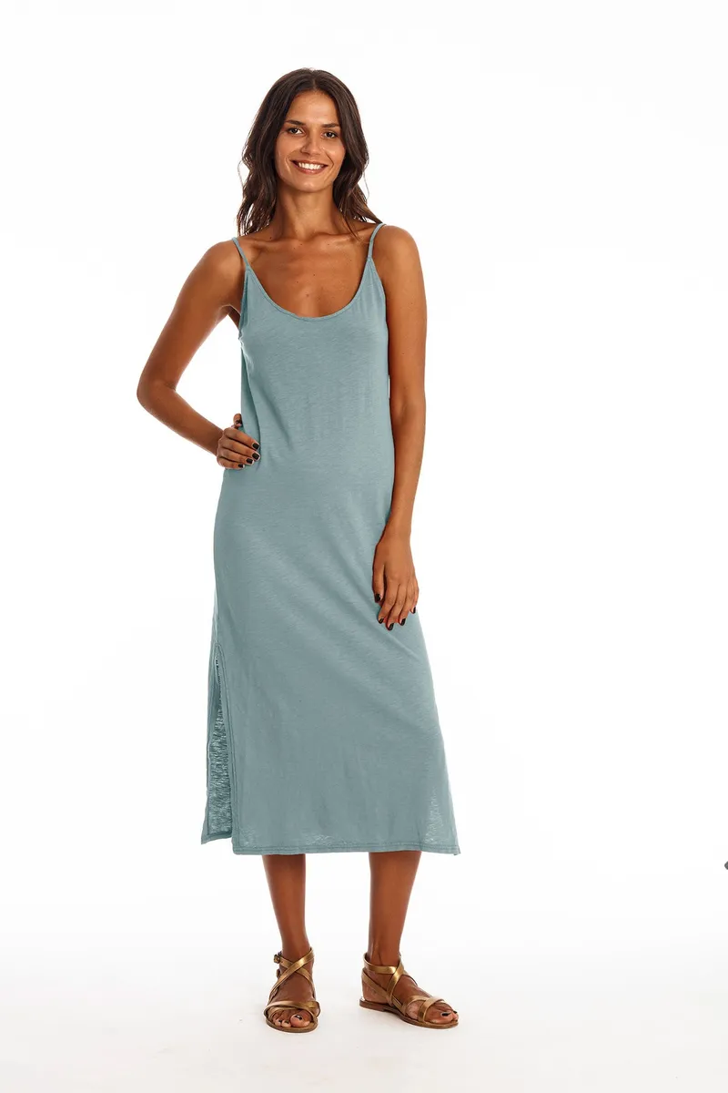 RAVENS VIEW IBIZA RAVENS VIEW IBIZA Damen vegan Kleid Rhea Chinois Grün, Hellgrün, – Produktbild 1 von 1