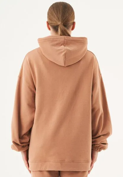 ORGANICATION ORGANICATION ESSENTIALS-HANDE- Soft Touch Oversize Hoodie aus Bio-Baumwolle, Light brown, – Produktbild 4 von 4