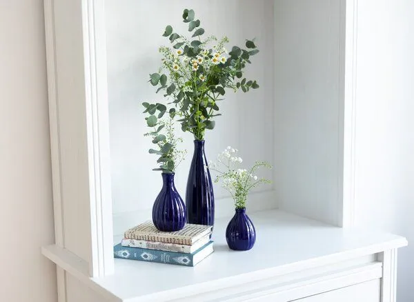 El Puente El Puente Vase, Blau, – Produktbild 1 von 2