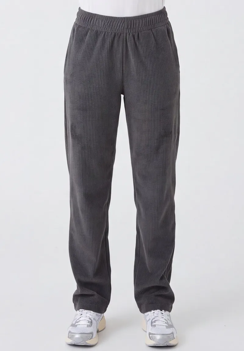 ORGANICATION ORGANICATION Damen vegan Jogginghose Aus Cord Shadow Grey, Grau, – Produktbild 1 von 1