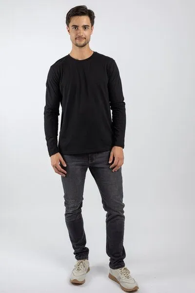 TORLAND TORLAND Herren Longsleeve SHUFFLER, Schwarz, – Produktbild 3 von 4