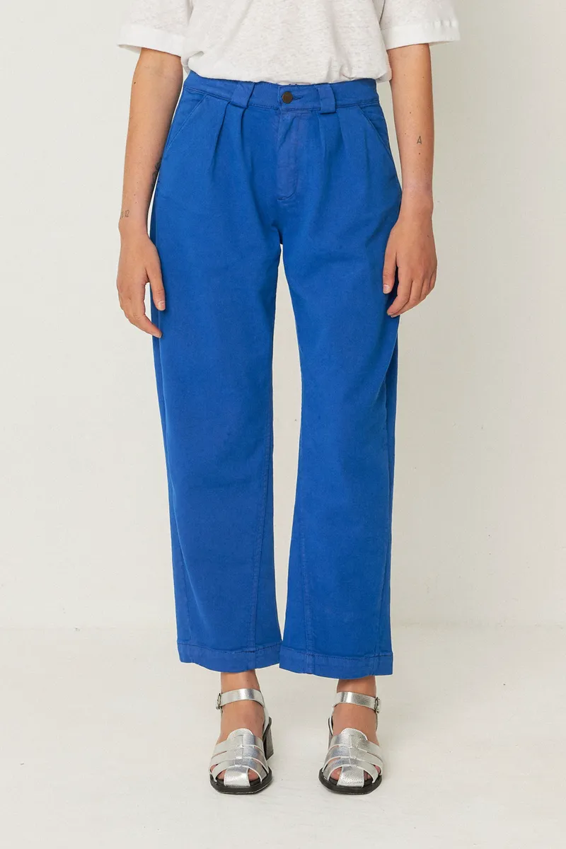 SKFK SKFK Damen vegan Hose Amata Blau, Dunkelblau, – Produktbild 2 von 2