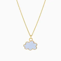 Paeoni Colors Paeoni Colors Halskette mit Wolken-Anhänger aus 18k Gold Vermeil, 925 Sterling Silber – Produktbild 1 von 1