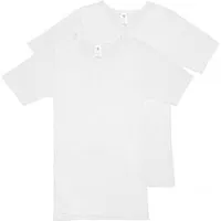 Haasis Bodywear Haasis Bodywear Herren Basic Shirt Rundhals Feinripp 2er Pack, Weiss, – Produktbild 1 von 1