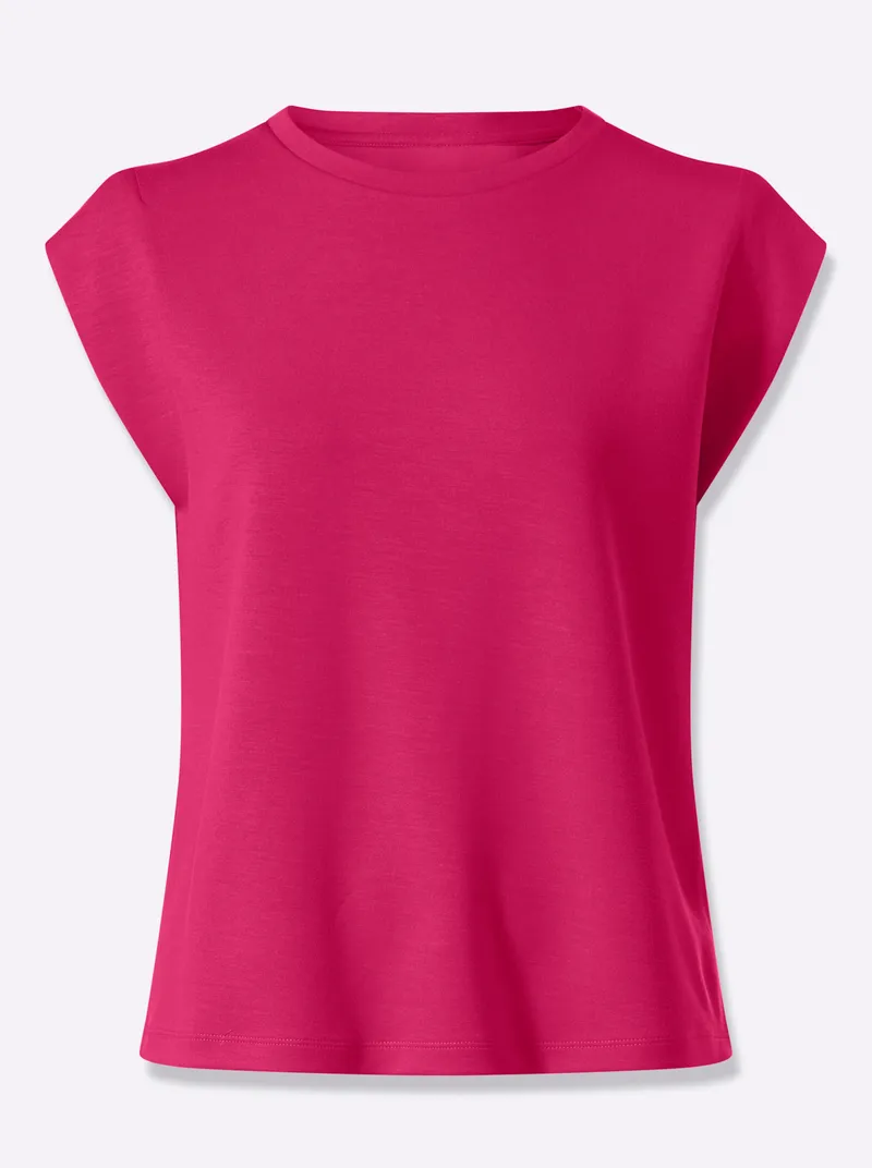 heine Rundhalsshirt pink, Pink, – Produktbild 1 von 2