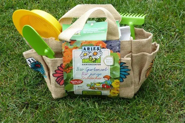 Aries Aries Bio Gartenset für junge Entdecker in der Jutetasche – Produktbild 2 von 4