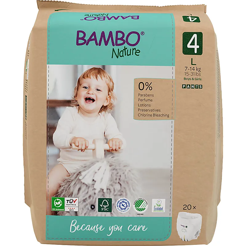Bambo Nature Bambo Nature Training Pants - Größe 4 - 20 Stück – Produktbild 1 von 1