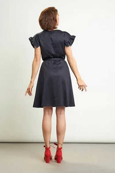 Skrabak Skrabak Kleid "Loui" aus Bio-Baumwolle, Blau, – Produktbild 2 von 3