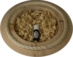 ReineNatur ReineNatur Zirbenholz-Set - Schale mit Sisalring ca. Ø 30cm - Zirben Öl 10ml – Rollenspäne ca.100g – Produktbild 1 von 1