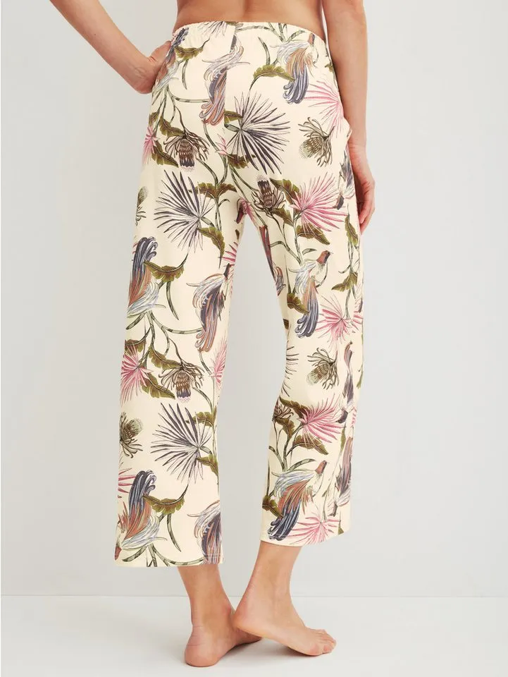 CALIDA CALIDA Schlafhose Favourites Arts mit Allover-Print, in weicher Single-Jersey-Qualität, Beige, – Produktbild 3 von 5