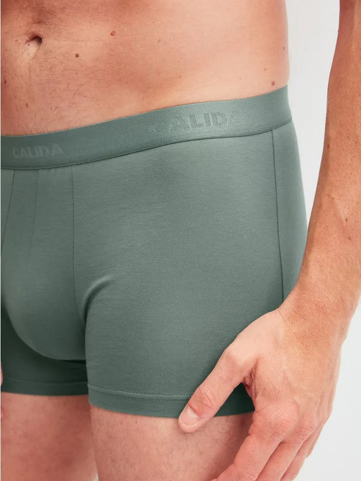 CALIDA CALIDA Boxershorts Evolution Softbund, elastisch, ohne Eingriff, Grün, – Produktbild 5 von 5
