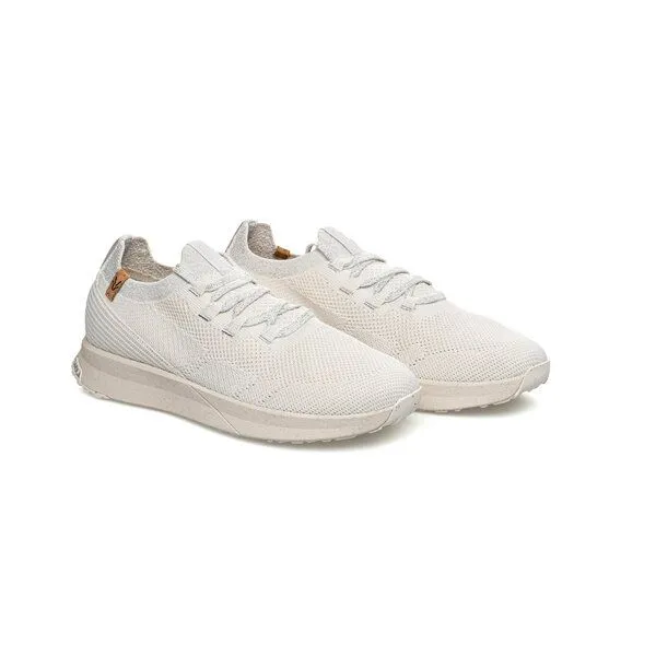 SAOLA SAOLA Vegane Sneakers - leicht, Slip-On, komfortabel - Tsavo 3 W, White silver, – Produktbild 2 von 3