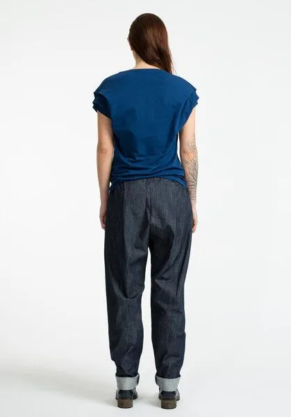 FORMAT FORMAT TJEK Shirt, Bio-Baumwolle, Blau, – Produktbild 3 von 4