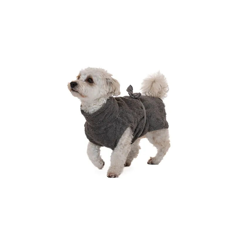 Lills Lills Lill's Hundebademantel "Stone Grey" 35 cm – Produktbild 1 von 2