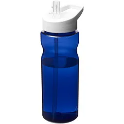 H2O ACTIVE® H2O ACTIVE® H2O Eco Sportflasche mit Ausgussdeckel, 650 ml, Weiß / blau, – Produktbild 1 von 1