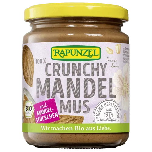 RAPUNZEL Mandelmus Crunchy (250g) – Produktbild 1 von 2