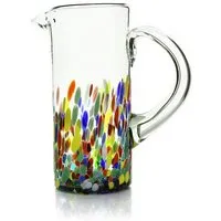 GLOBO Fair Trade GLOBO Fair Trade Krug LIMONADA aus Recyclingglas, mundgeblasen, verschiedene Designs, Confeti, – Produktbild 1 von 1