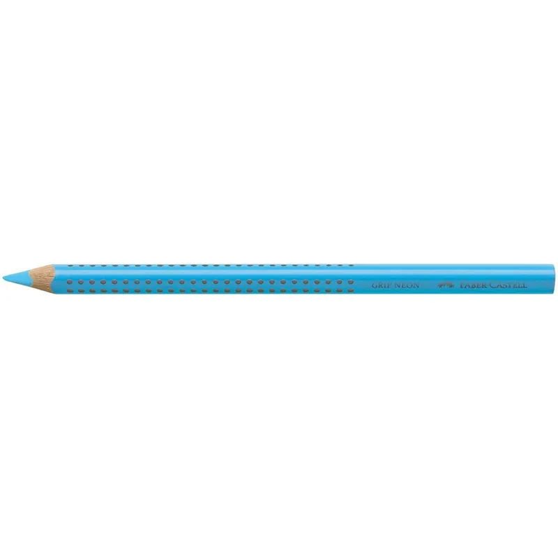 Faber-Castell Faber-Castell Trockentextmarker 'Jumbo Grip' neonblau – Produktbild 2 von 3