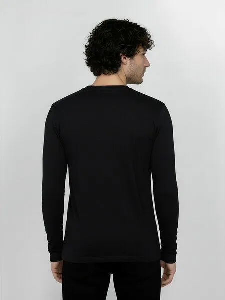 GreenBomb GREENBOMB Basic Longsleeve Base, Black, – Produktbild 3 von 4