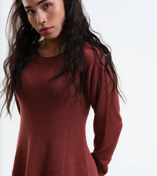 Gary Mash GARY MASH Strickkleid Amber aus Biobaumwolle, Kastanie (rotbraun), – Produktbild 3 von 4