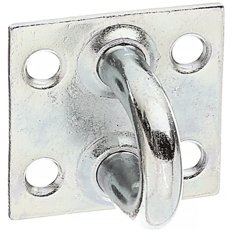 Alberts ALBERTS Öse auf Platte, galv. verzinkt dickschicht., LxB Platte 37x37 mm – Produktbild 1 von 1