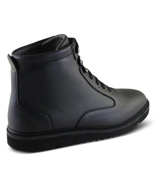 ekn footwear ekn footwear Boot Desert High Ripple - Vegan Leather, Schwarz/schwarz, – Produktbild 3 von 4