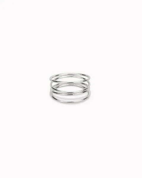 lille mus lille mus Ring 'Loop Basic' 925 Silber, Silber, – Produktbild 4 von 4