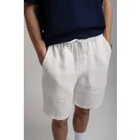 Amber Linen Amber Linen Herren vegan Kurze Hosen Miami Weiß – Produktbild 1 von 1