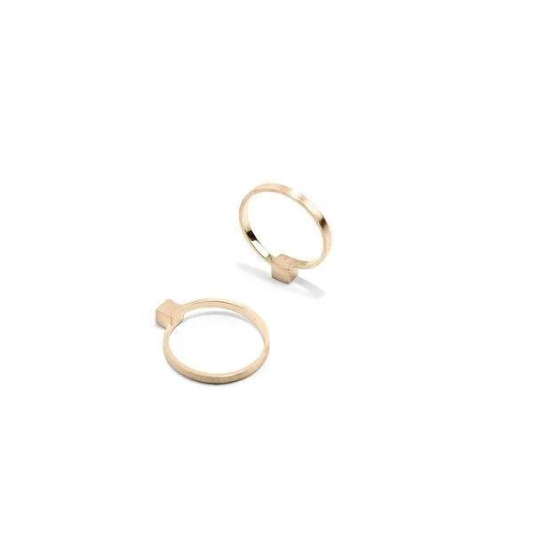 Jonathan Radetz Jewellery Jonathan Radetz Jewellery Ring CUBE, Gold 585, 14 karat, Größe 50 - 56, Handmade in Germany, JRJ – Produktbild 3 von 4