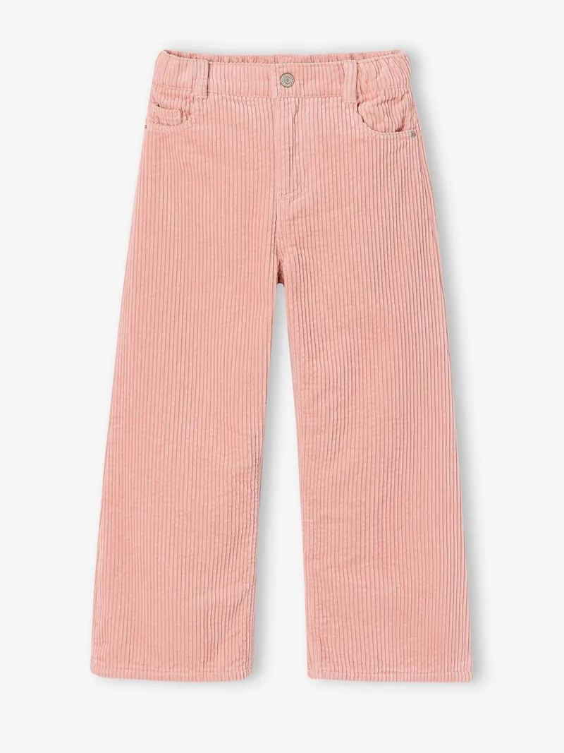 Vertbaudet Weite Cord-Thermohose Mädchen, Pudrig rosa, – Produktbild 2 von 4