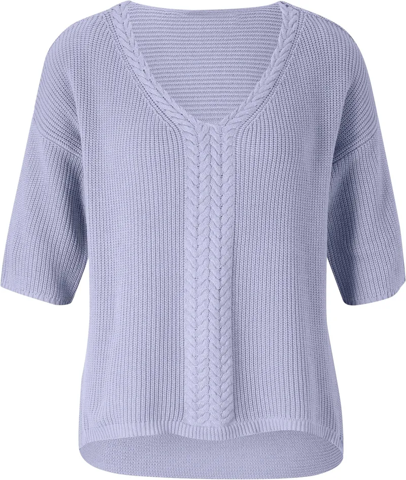 heine Kurzarmpullover bleu, Bleu, – Produktbild 1 von 1