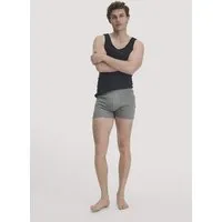 hessnatur hessnatur Pants Regular Cut im 2er-Pack PURE NATURE aus reiner Bio-Baumwolle, Grau, – Produktbild 2 von 6