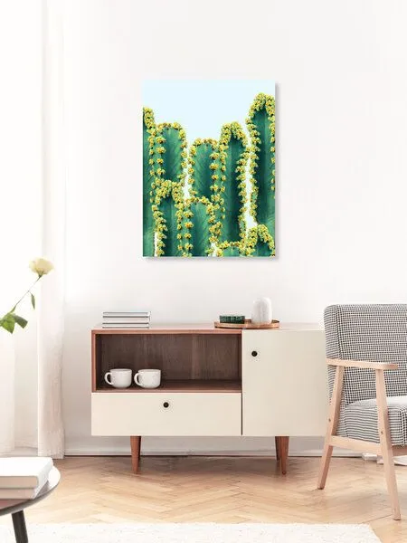 Photocircle Photocircle Poster / Leinwandbild - Adorned Cactus – Produktbild 3 von 4