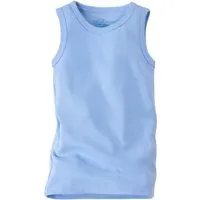 HANS NATUR Baby und Kinder Unterhemd Bio-Baumwolle hellblau Gr. 110/116 – Produktbild 1 von 1