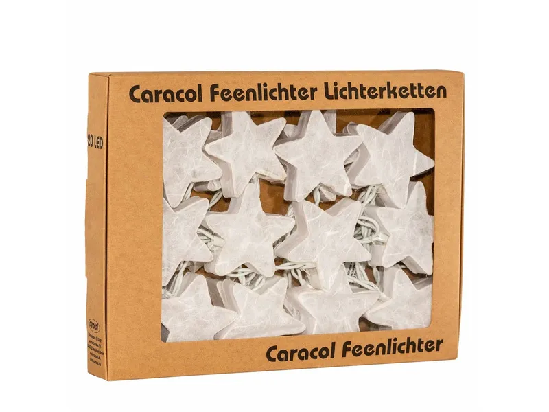 Caracol Caracol Feenlichter, Sterne weiß – Produktbild 1 von 1