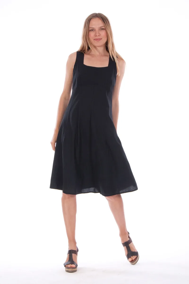 RAVENS VIEW IBIZA RAVENS VIEW IBIZA Damen vegan Kleid Musa Schwarz, Schwarz, – Produktbild 2 von 2