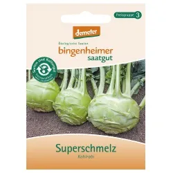 Bingenheimer Saatgut Kohlrabi Superschmelz – Produktbild 1 von 1