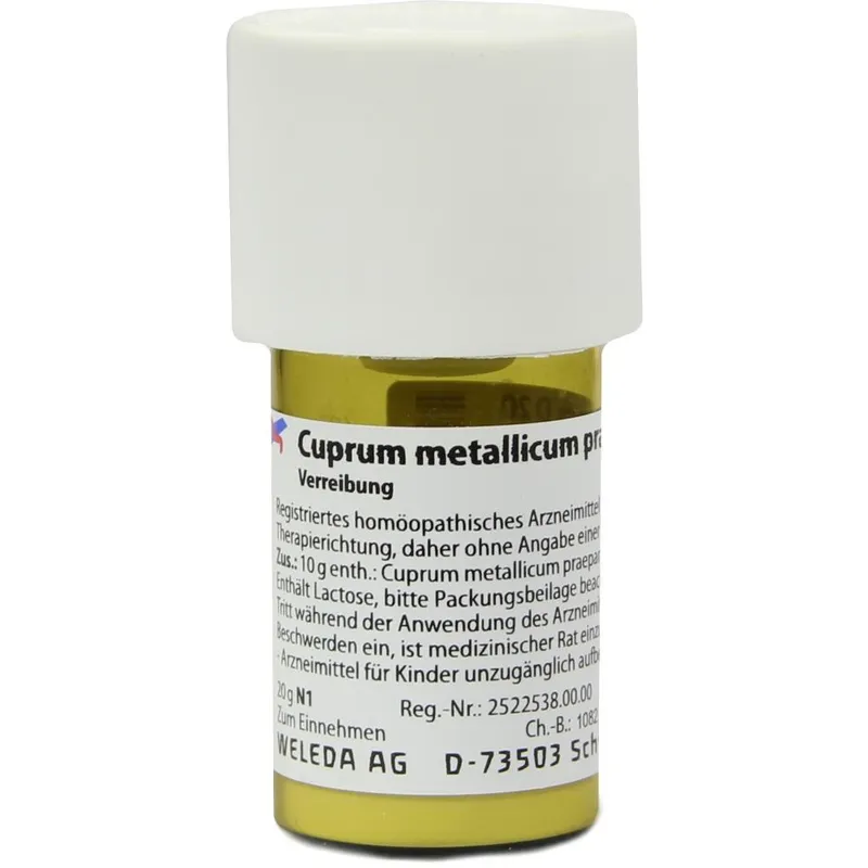 Weleda WELEDA CUPRUM METALLICUM praep.D 20 Trituration 20 g Trituration – Produktbild 1 von 1