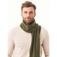 ORGANICATION ORGANICATION Unisex Strickschal aus Bio-Baumwolle, Grün(militay olive), – Produktbild 1 von 1