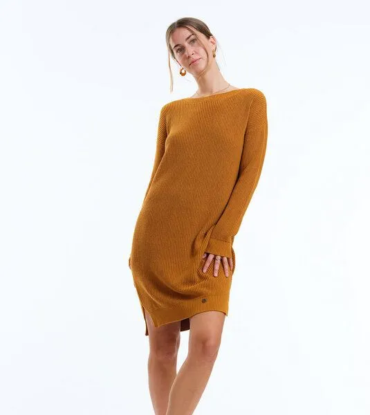 Gary Mash GARY MASH Strickkleid Frannie aus Biobaumwolle, Senf (gelb), – Produktbild 1 von 4