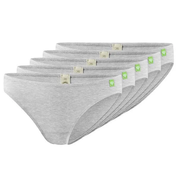 kleiderhelden kleiderhelden SlipTease 5er Pack Unterhose, 5x grau, – Produktbild 1 von 4