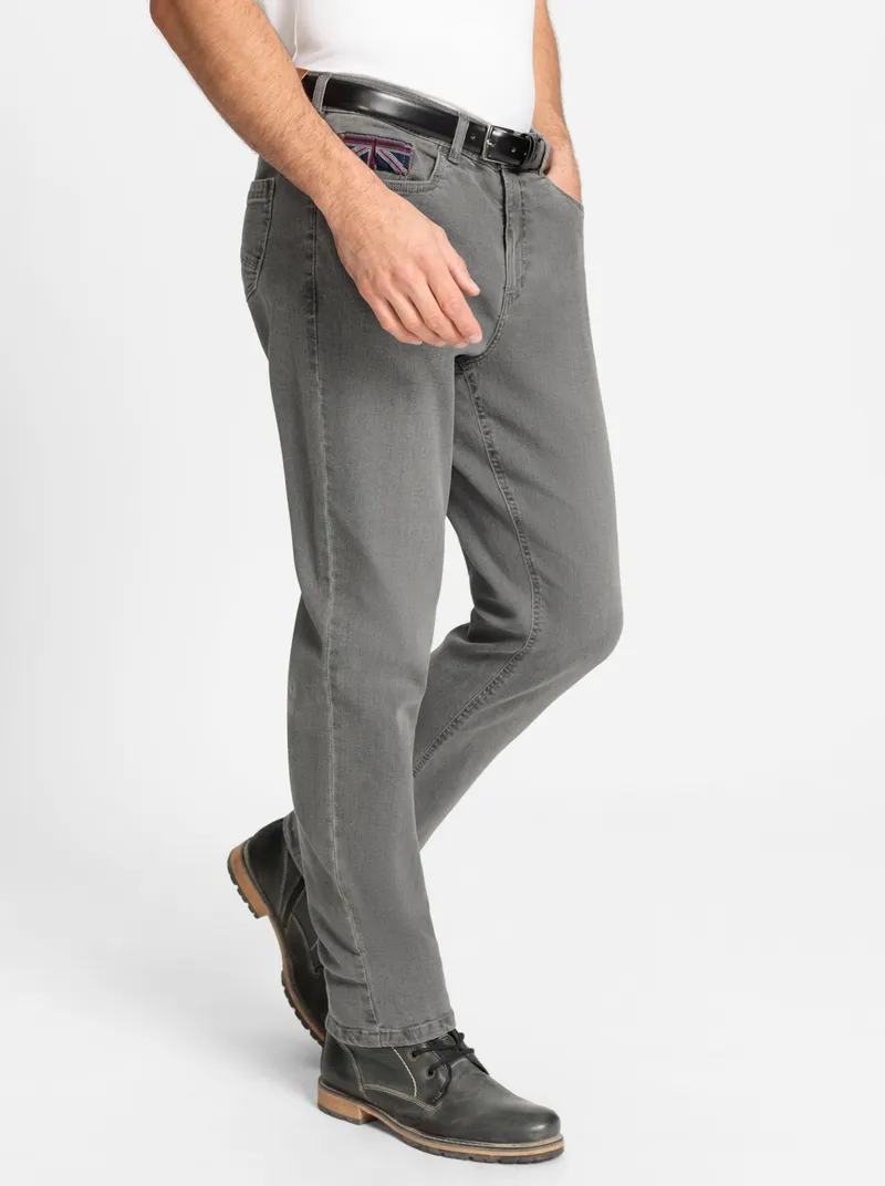 marco donati 5-Pocket-Jeans grey denim, Grey denim, – Produktbild 2 von 3