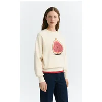 thinking mu Thinking MU Damen vegan Sweatshirt Figa Bonnie Ecru – Produktbild 1 von 1
